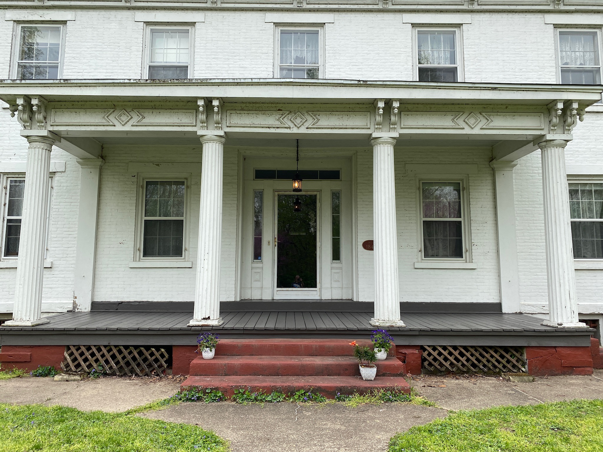 Front Porch 2022 Painting - new floor color