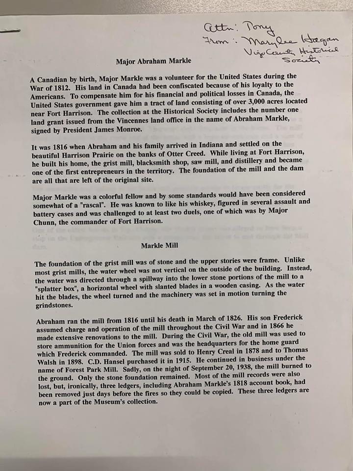 VCHS Paper from Archives