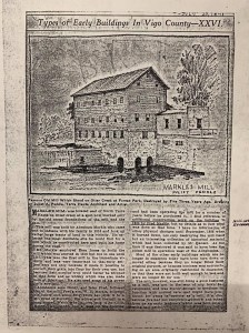 Juliet Peddle Sketch of Markle's Mill