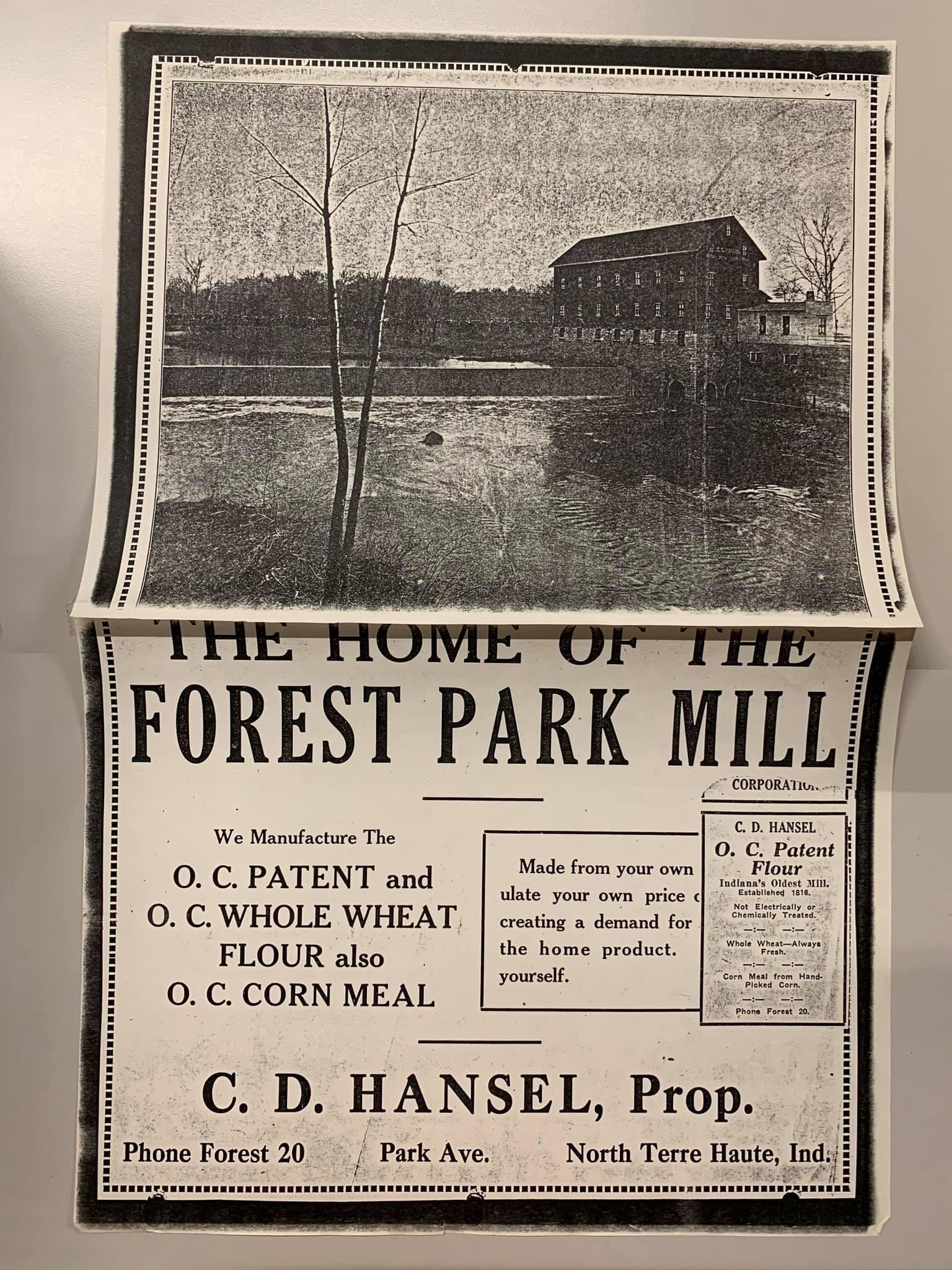 Forest Parke Mill Ad